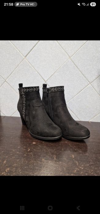 Botine cu toc 7 cm