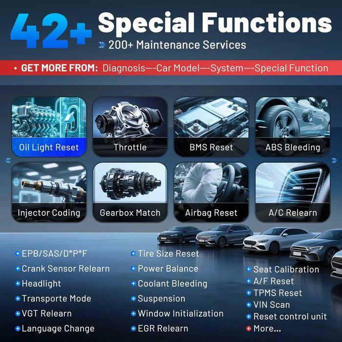 Xtool Tester Diagnoza Auto Premium Multimarca 2026 OBD2 Autel Launch