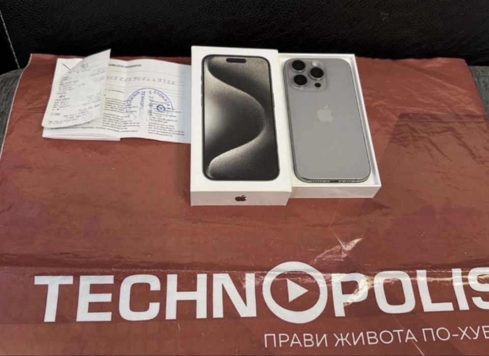 512GB iPhone 15 Pro 5G Technopolis Гаранция до 2025 г. Natural