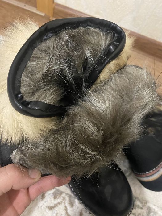 Монголские сапоги, унты, теплые сапоги