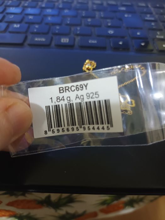 Bratara argint 925 placat cu aur