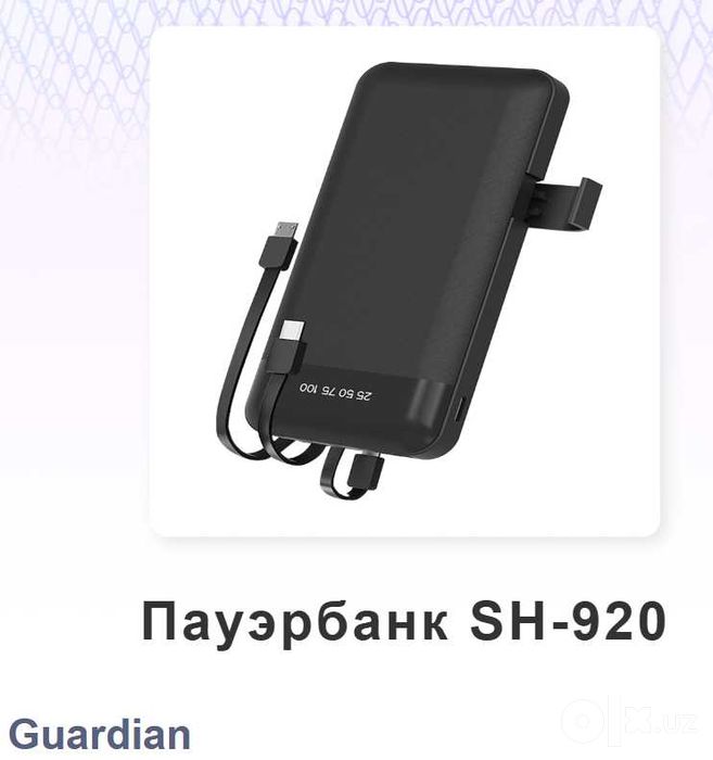 Power bank Guardian SH 920 2A 10000 mAh