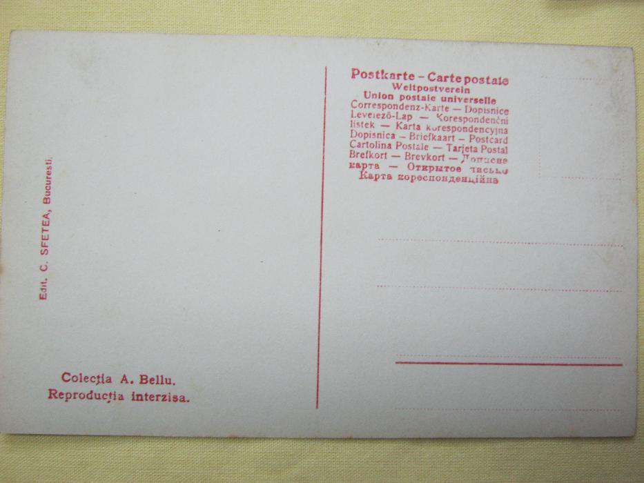 LOT 19 ilustrate vechi,Carti Postale,folclor romanesc,1910.