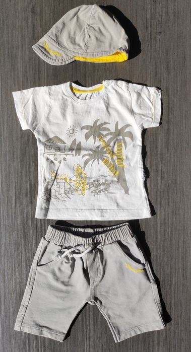 Лот летни дрешки (размер 80) и сандали (21 номер)