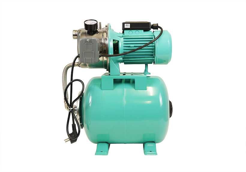 Насосная станция24л. Нержав.Защита перегрев.Асинхр.двиг.Крыльч.Полимер