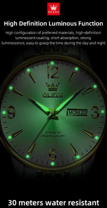 Мъжки кварцов часовник OLEVS