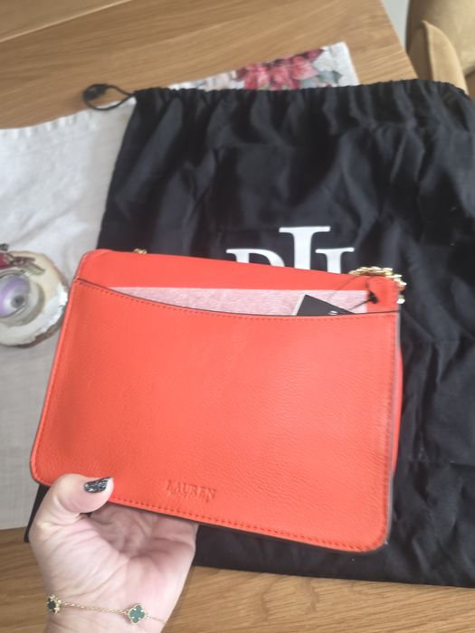 Кожена чанта ralph lauren