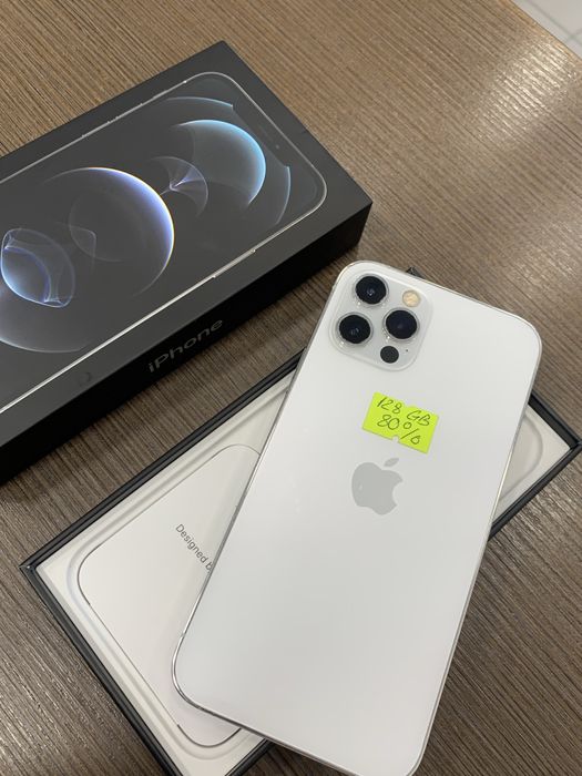 iPhone 12 Pro / 128GB / 80% / Full Box / Garantie 12 luni