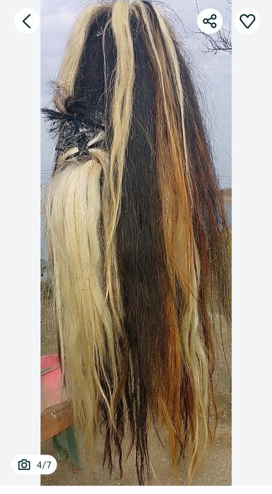 Măști din par de cal.