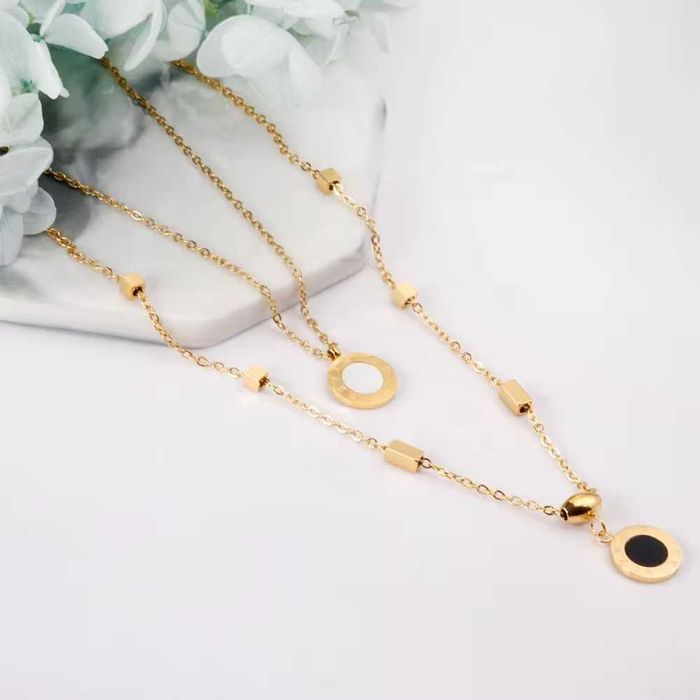 Ожерелье с подвеской Нержавеющая сталь с покрытием 18К золота – Скидка