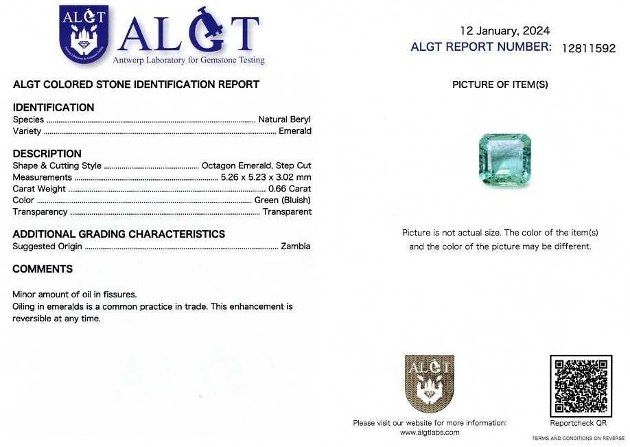 Smaralde 0,62-0,80 ct., Zambia-cod 9990,9992,9996,9998,9999,10000