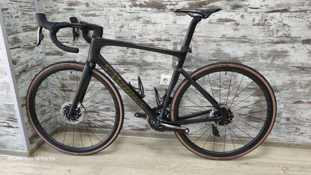 Карбонов шосеен велосипед Specialized Tarmac SL7 S-Works SRAM Red AXS Powermeter Roval | 56