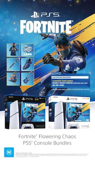 Fortnite Flowering Chaos Bundle – PS5 (НОВ, НЕИЗПОЛЗВАН КОД)