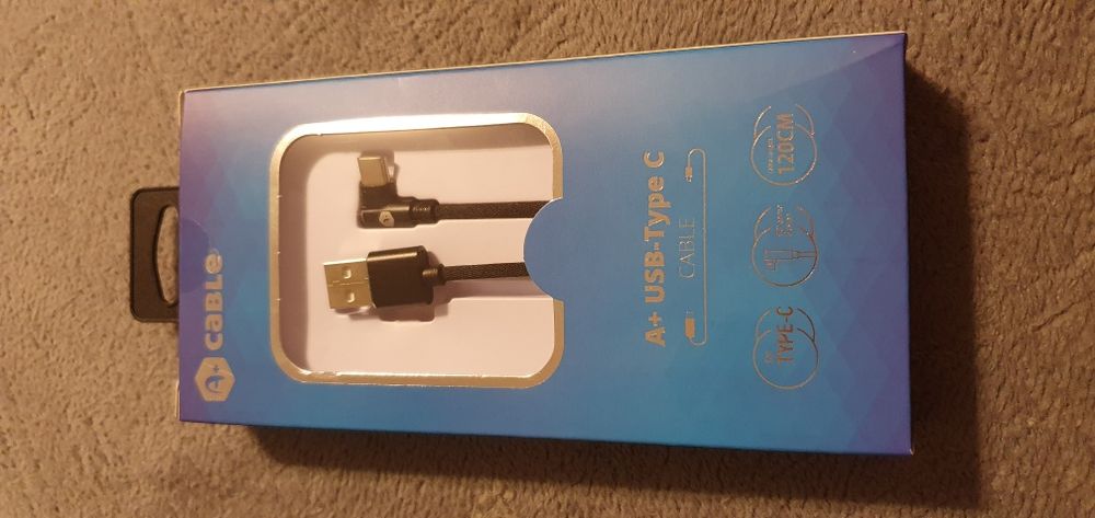 Cablu A+ incarcare-sincronizare, gaming design, Type C, 1.2 m