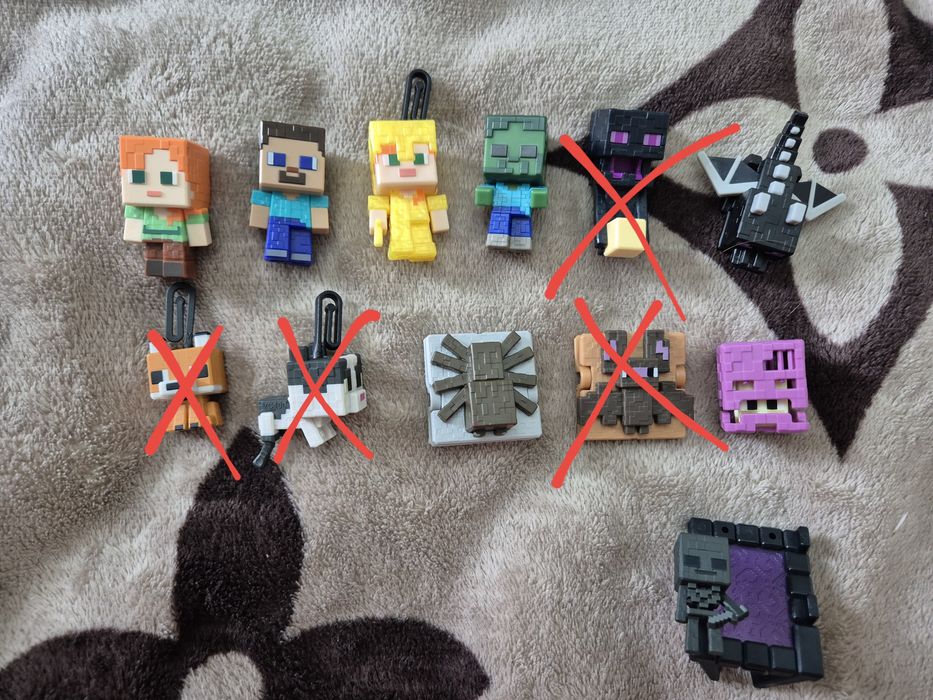 Фигурки Kinder Joy Minecraft