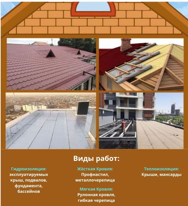 "Igorevich Stroy".Ремонт кровли.Террасы.Гидроизоляция. Теплоизоляция.