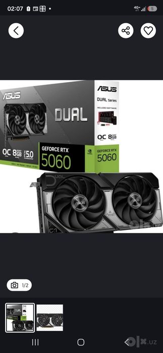 Kompyuter tayyor Yangi rtx 5060 Asus