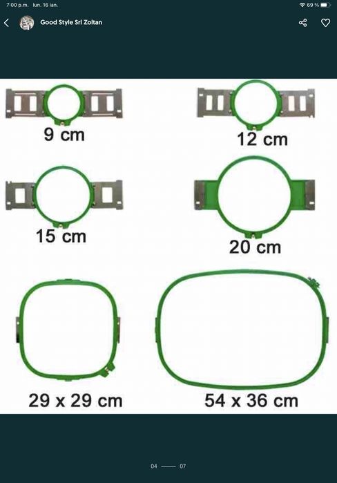 Masina de brodat Ricoma RCM 1501 7TC , Nu Brother, Happy,Zsk,Tajima