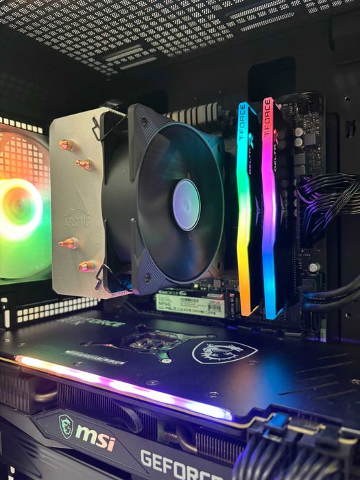 Геймърски компютър AMD Ryzen 5 5500, RTX 3070 8GB, 16GB ram