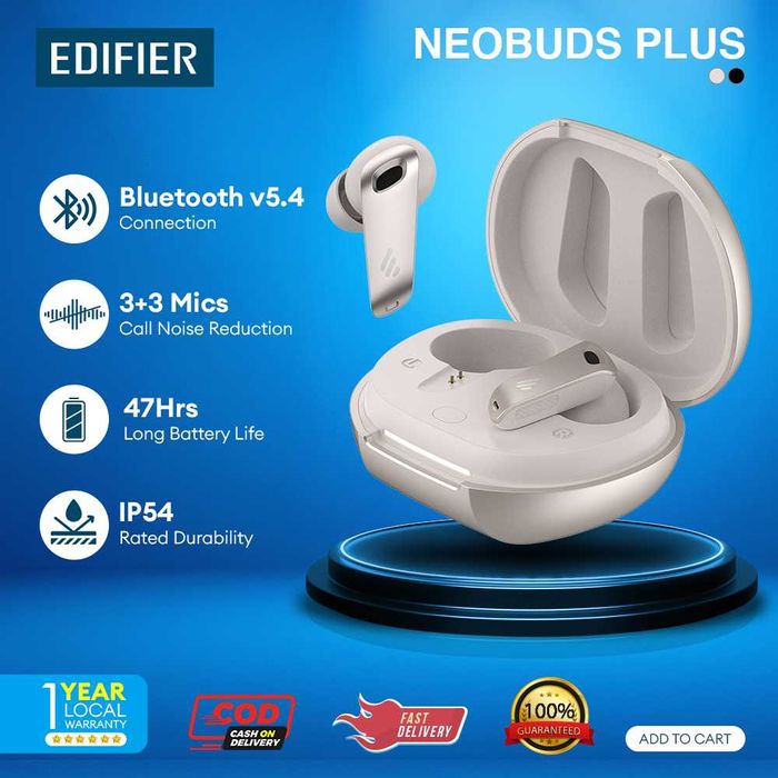 продам новый Edifier Neobuds plus/ LDAC/LHDC5.0/AAC/Активная шумоподав