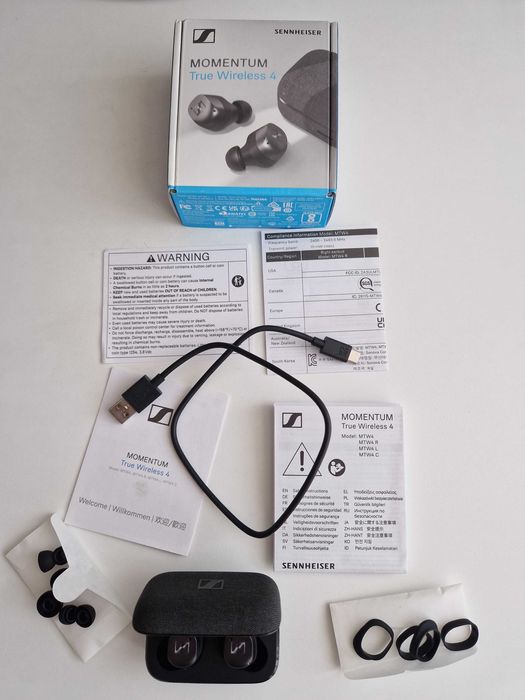 Безжични слушалки Sennheiser MOMENTUM True Wireless 4 Нови Гаранция