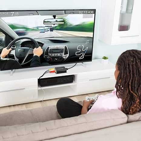 Видео аудио адаптер за PS2, Wii Xbox VHS видео, камера  и др. Runbod