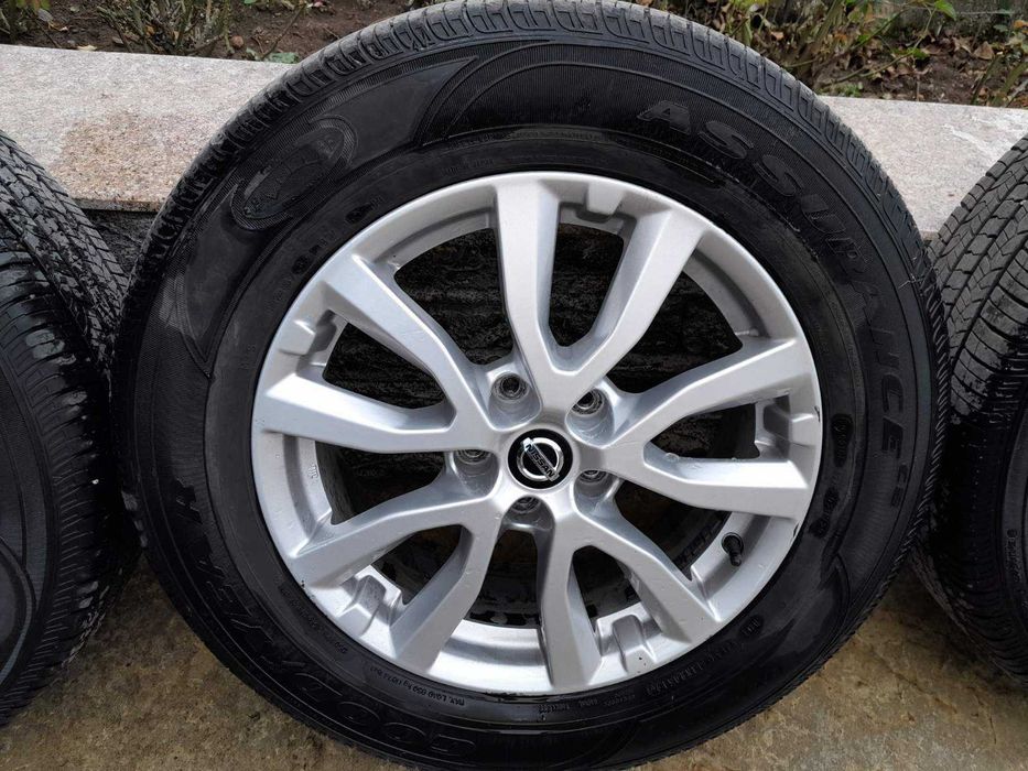 Продавам комплект лети джанти с гуми за Нисан X-Trall 2018г.