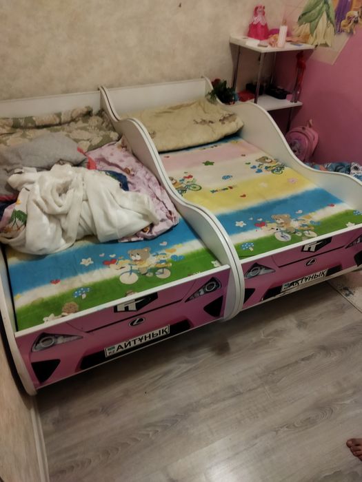 Детский кровать машина