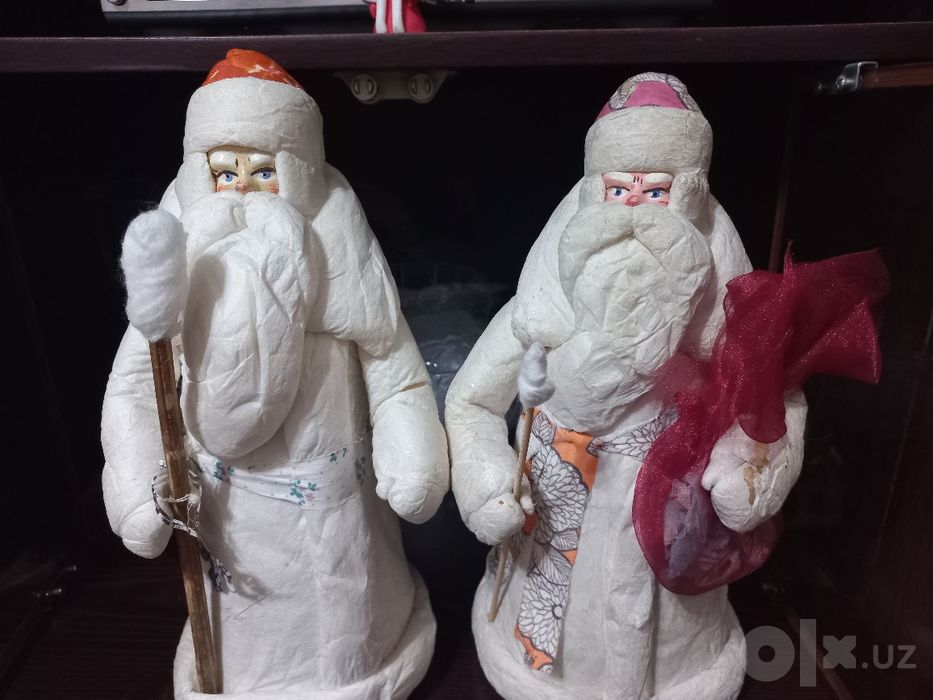 СССР ёлочные игрушки в большом количестве.