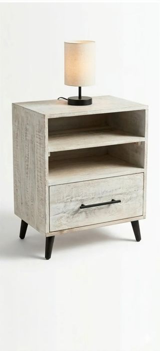 Noptieră Shabby Chic cu un sertar