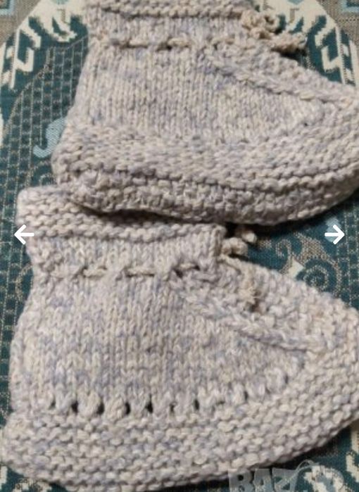 Плетени дамски терлици