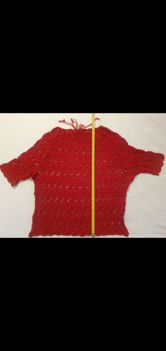 Блуза изплетена на една кука