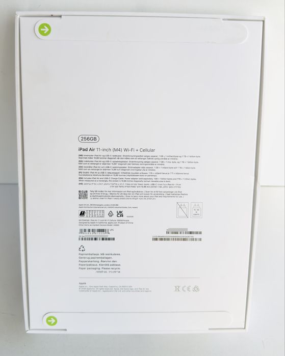 НОВ! Apple iPad Air 11” 256GB 2026 M4 WiFi+Cellular Purple ГАРАНЦИЯ!