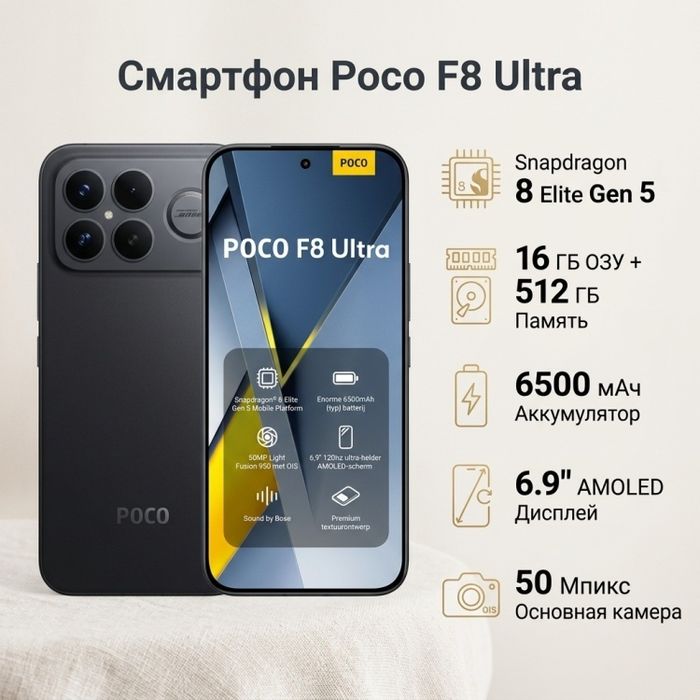 Телефон игровой Poco f8 ultra