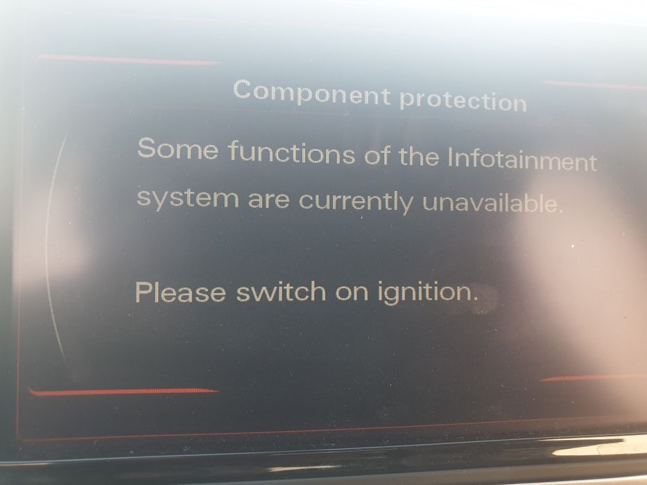 COmponent protection anulare  blocator volan chei pierudute AUDI BCM