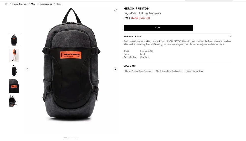 Rucsac / Ghiozdan Heron Preston