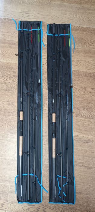 SET 2 Lansete Feeder Robinhan HARRIER 4,20 metri Actiune:180gr carbon