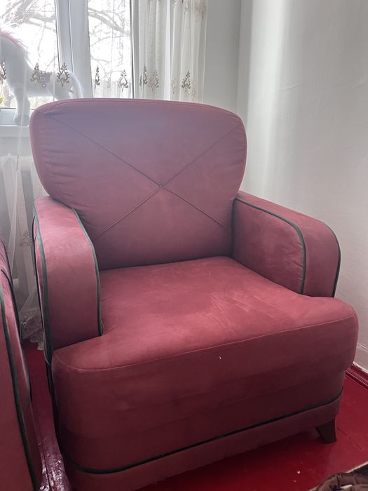 раскладной диван, +2 кресла