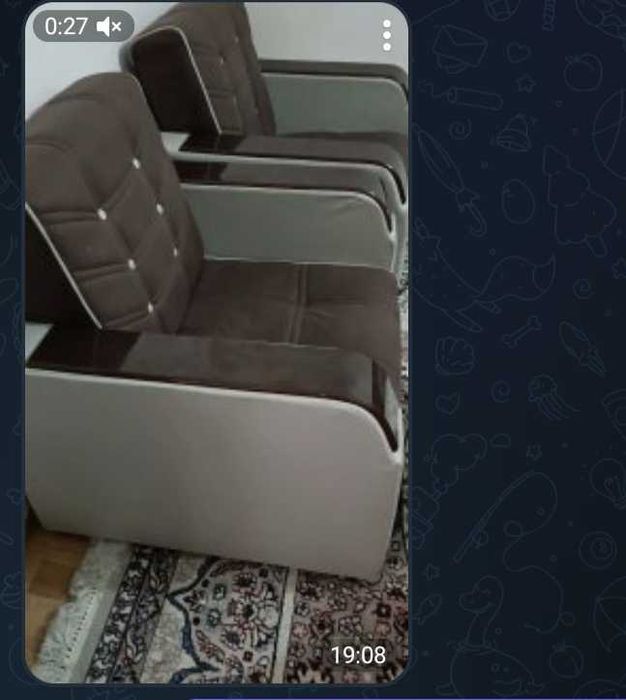 Продам диван-раскладушка и два кресла