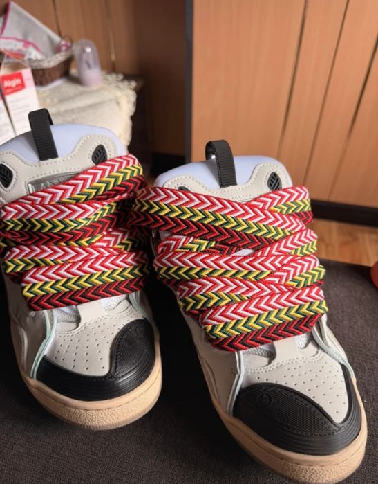 Lanvin curb sneakers