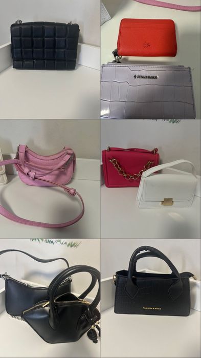 Дамски чанти Zara, Stradivarius, Zarena, Bershka и Shein
