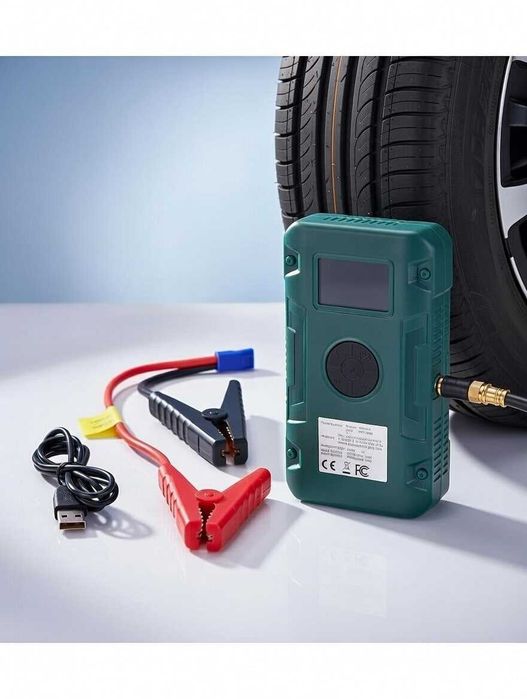 Universal Avtomobil Favqulodda Qurilmasi Jump Starter+Kompressor akm35