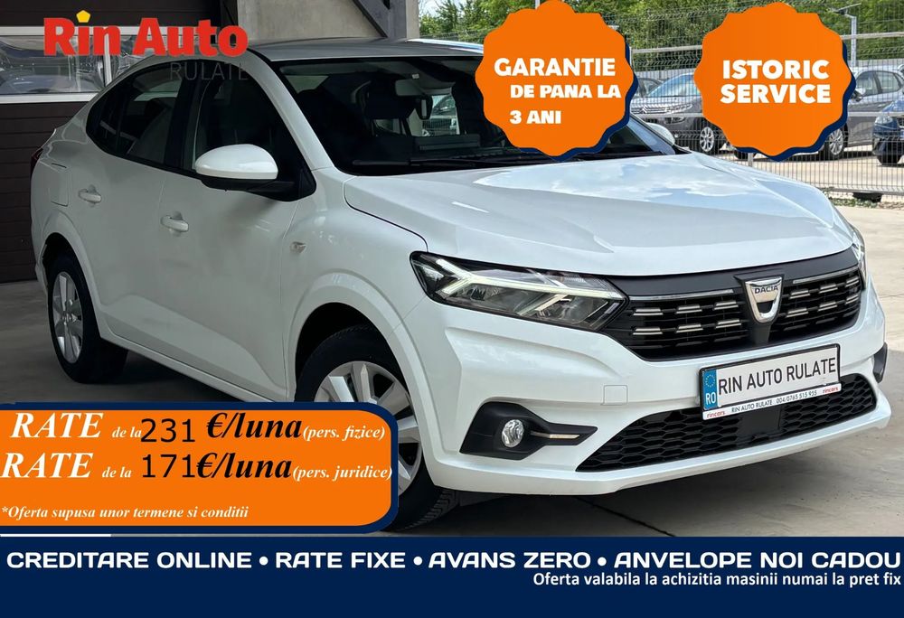 Dacia Logan Garantie - TVA 21% - Posibilitate vanzare si in RATE Credit Leasing