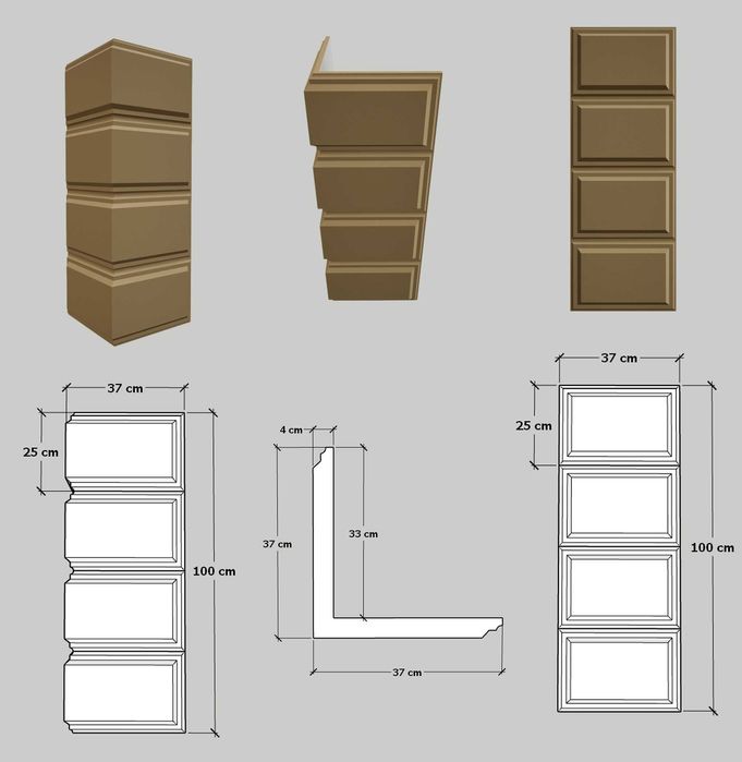 Bosaje de colt - Elemente decorative de colt