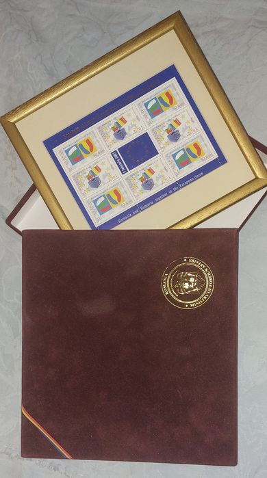 Pachet clasor+colita istorica  de colectie