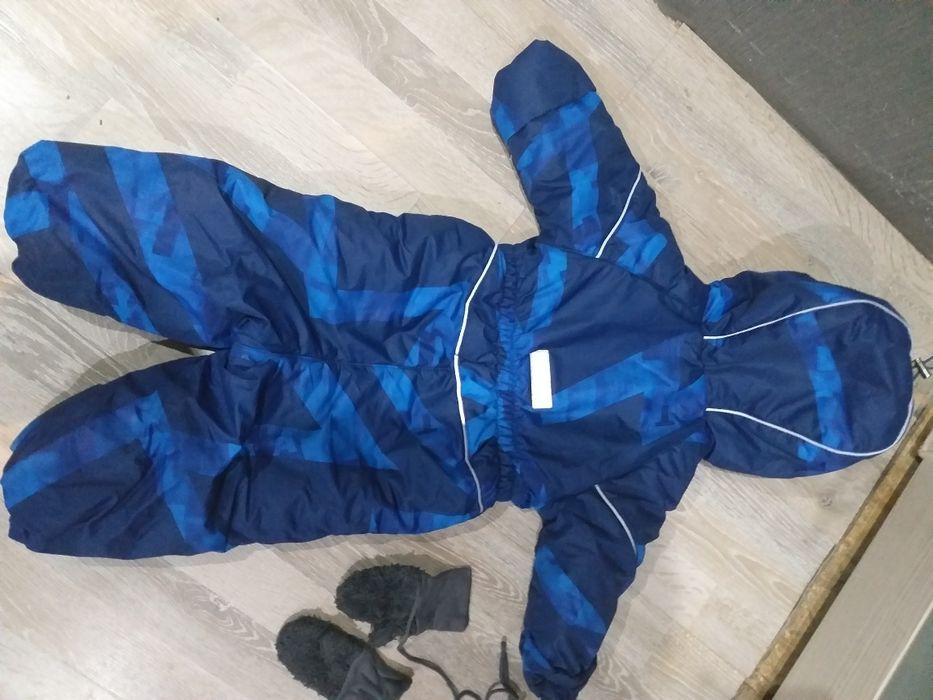 Комбинизон зимний размер 80-86