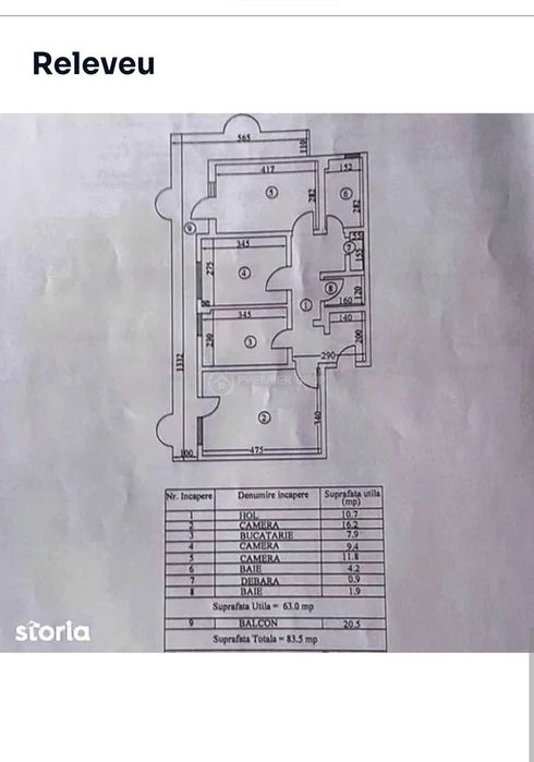 Apartament Dancu 3 camere