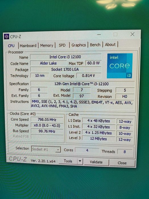 ПК i3 12100 H610 16/256