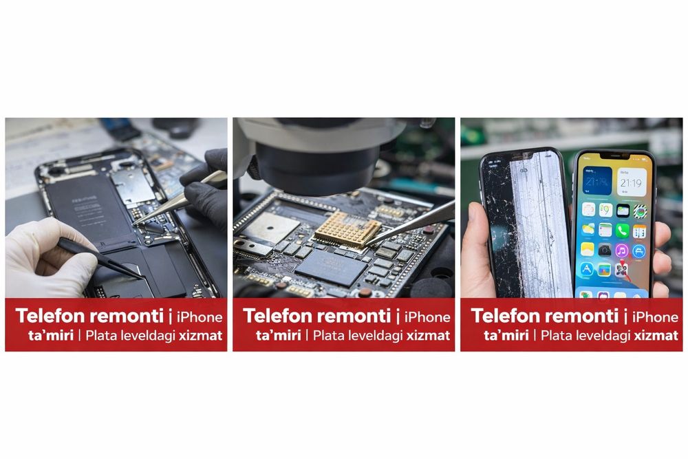 Telefon ta'mirlash, Ремонт сотовых, Malika Bozor Usta, Telefon Usta.