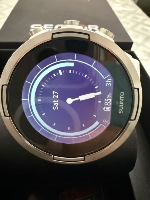 Suunto 9 white safir cristal